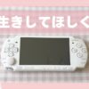 PSP 2000、もうすぐで20歳。長生きしてほしくて選んだこと、の記録。